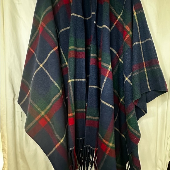 Pendleton 100% Wool Poncho Wrap - Picture 3 of 4